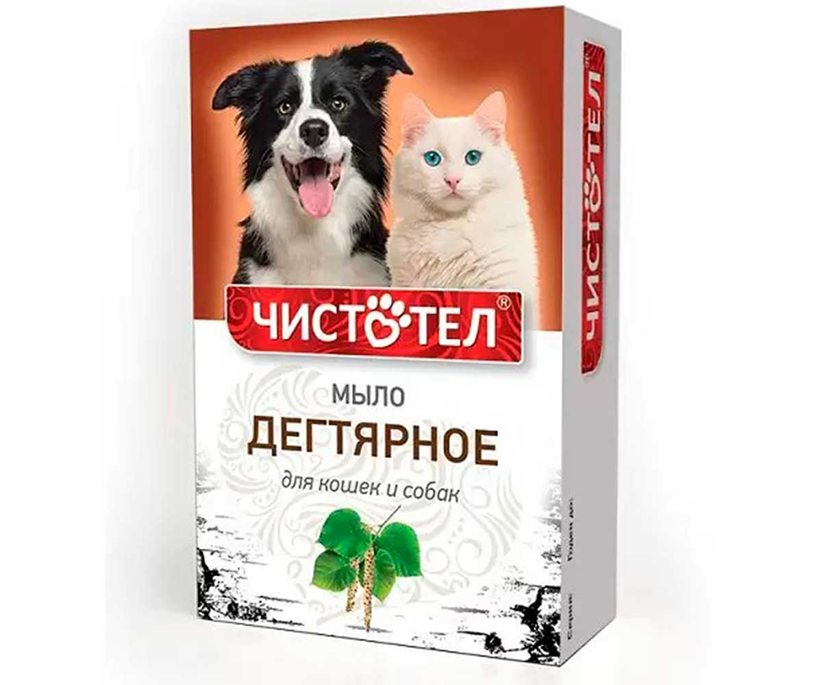 Чистотел Мыло Дегтярное От Блох и Клещей 80г С305