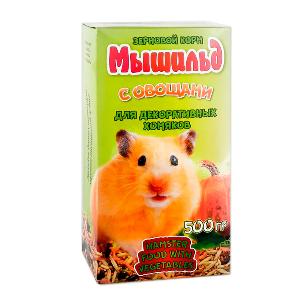 Корм Для Декоративных Хомяков Мышильд с Овощами Коробка 500г