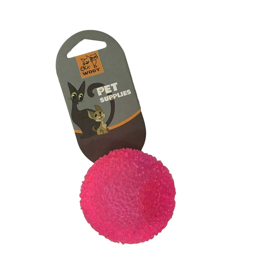 Игрушка-Пищалка Wogy (Воги) Для Собак Мяч 2024-0926 7см Мигает