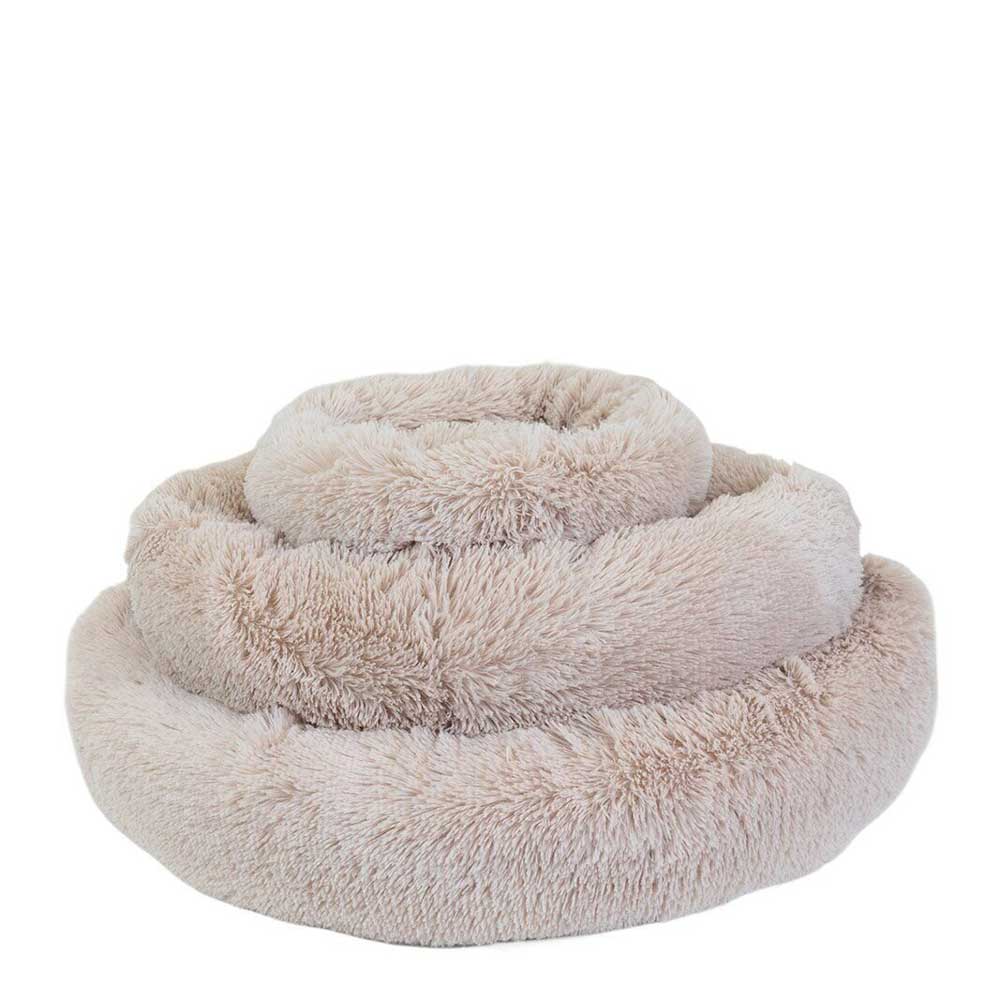 Лежак Дарэленд Nest №1 Овальный Пушистый 25*25*6см Мех, Синтепух 98060