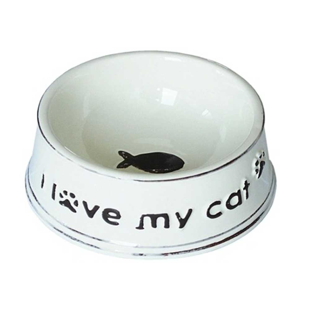 Миска №1 Мкр1291 Керамическая "I Love My Cat" 190мл 12,5*5см