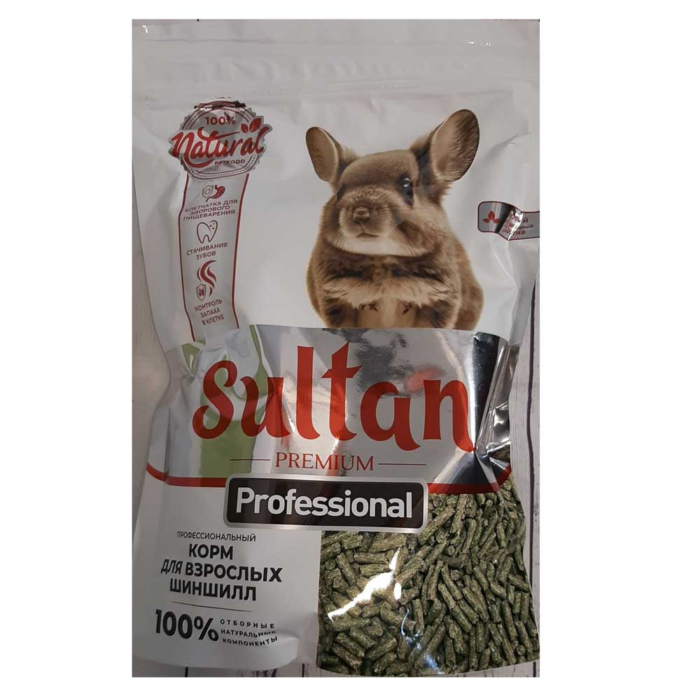 Корм Для Шиншилл Sultan (Султан) Professional Новый 1кг (1*8) 5806 Дой-Пак