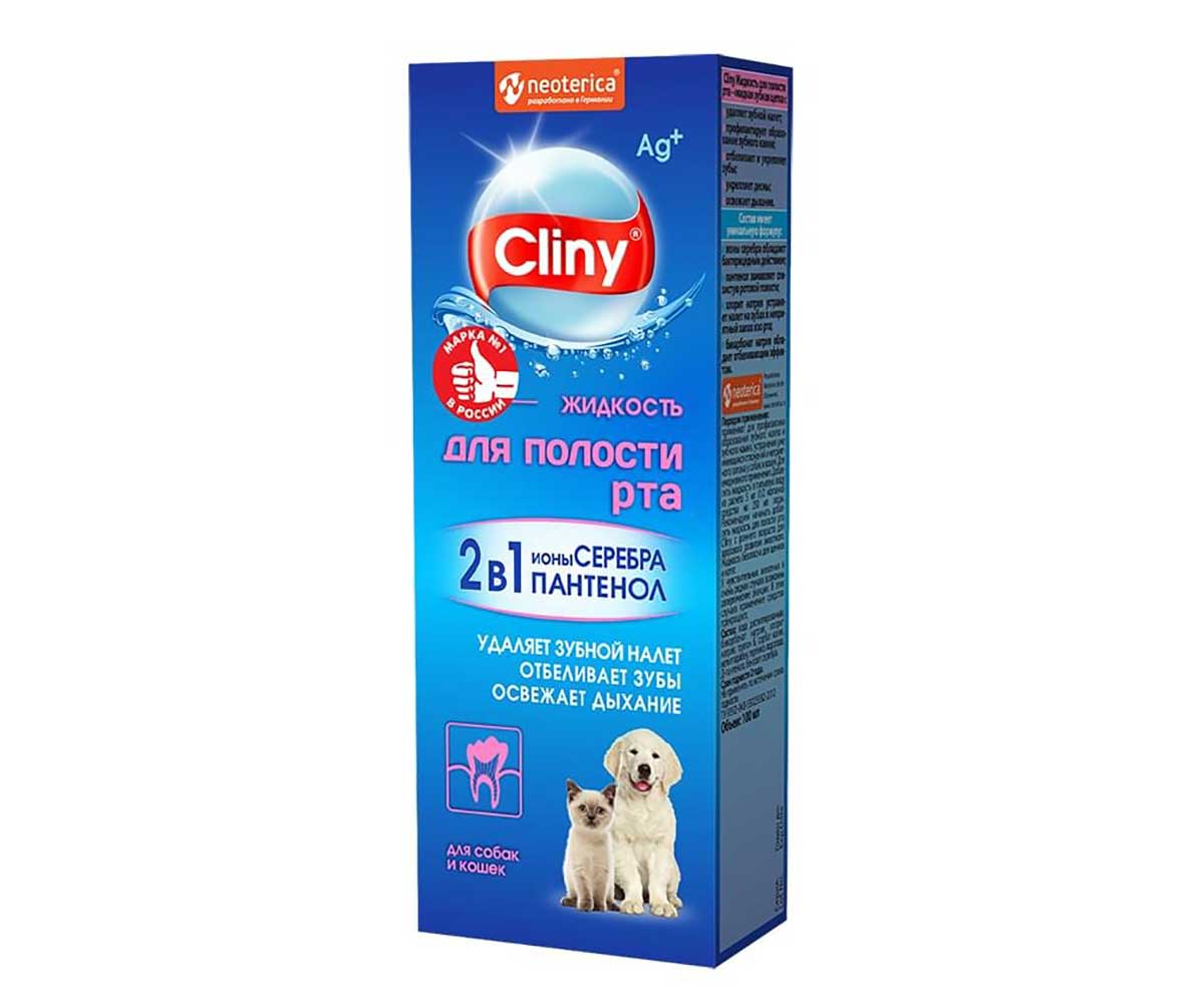 Жидкость Для Полости Рта Кошек и Собак Cliny (Клини) 300мл К102