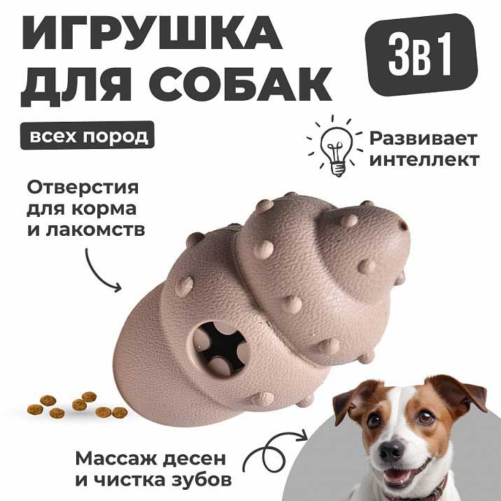 Игрушка Amestore (Амстор) 2051001 Для Собак Морская Ракушка 7,5*14,5см