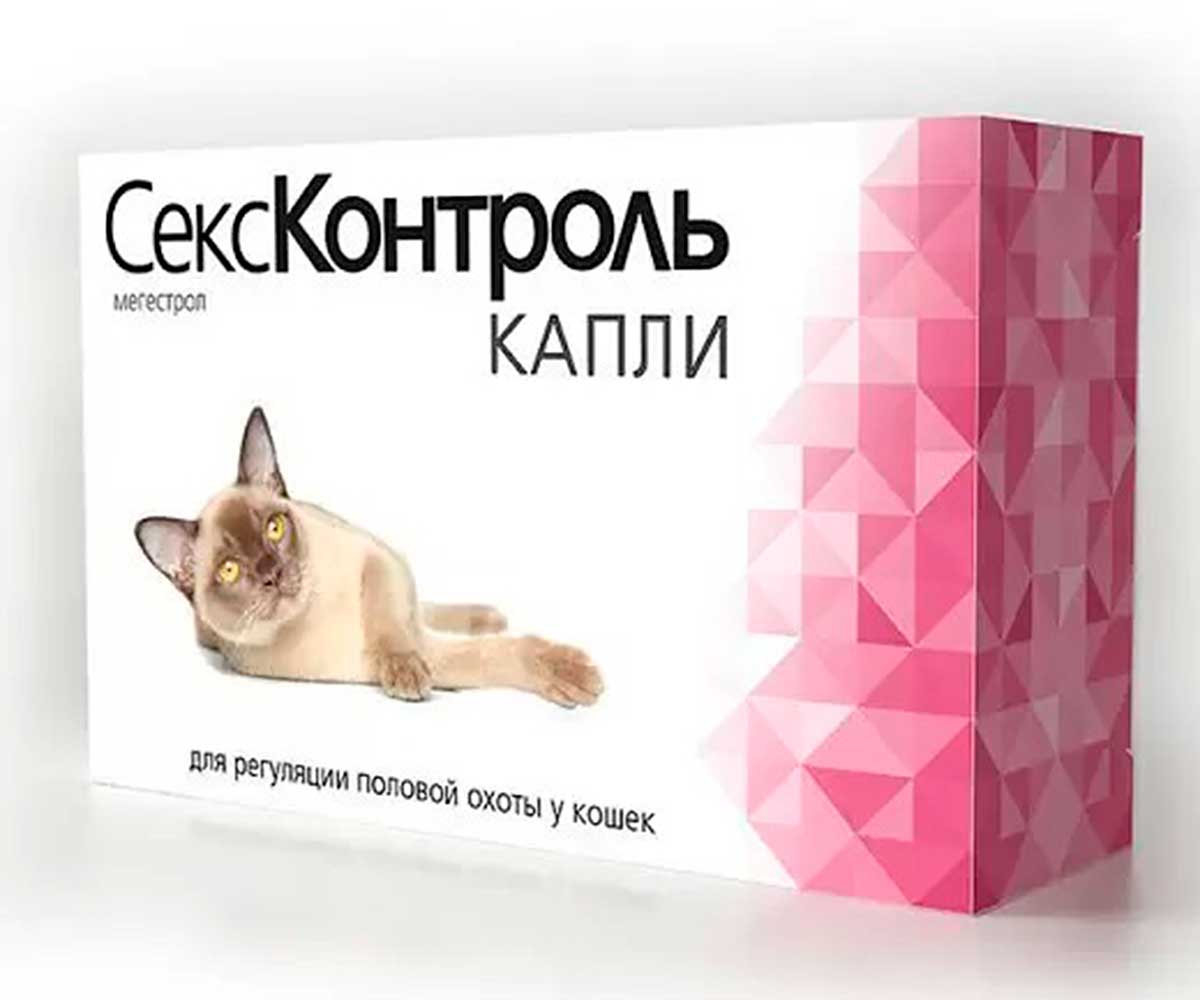 Сексконтроль Капли Для Кошек 3мл Rolf Club R105