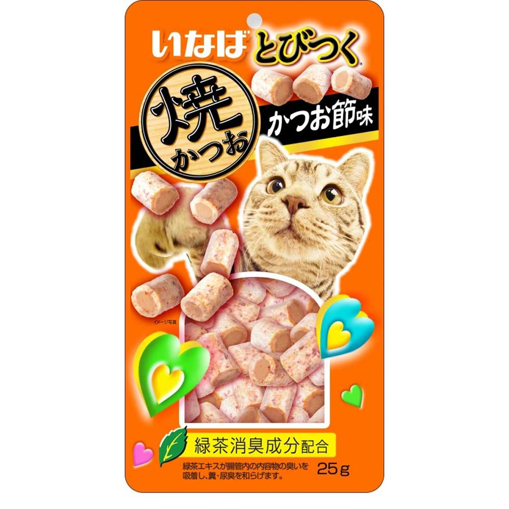 Лакомство Inaba (Инаба) Tobitsutu Yakimiksu Для Кошек Кацуобуси 25г