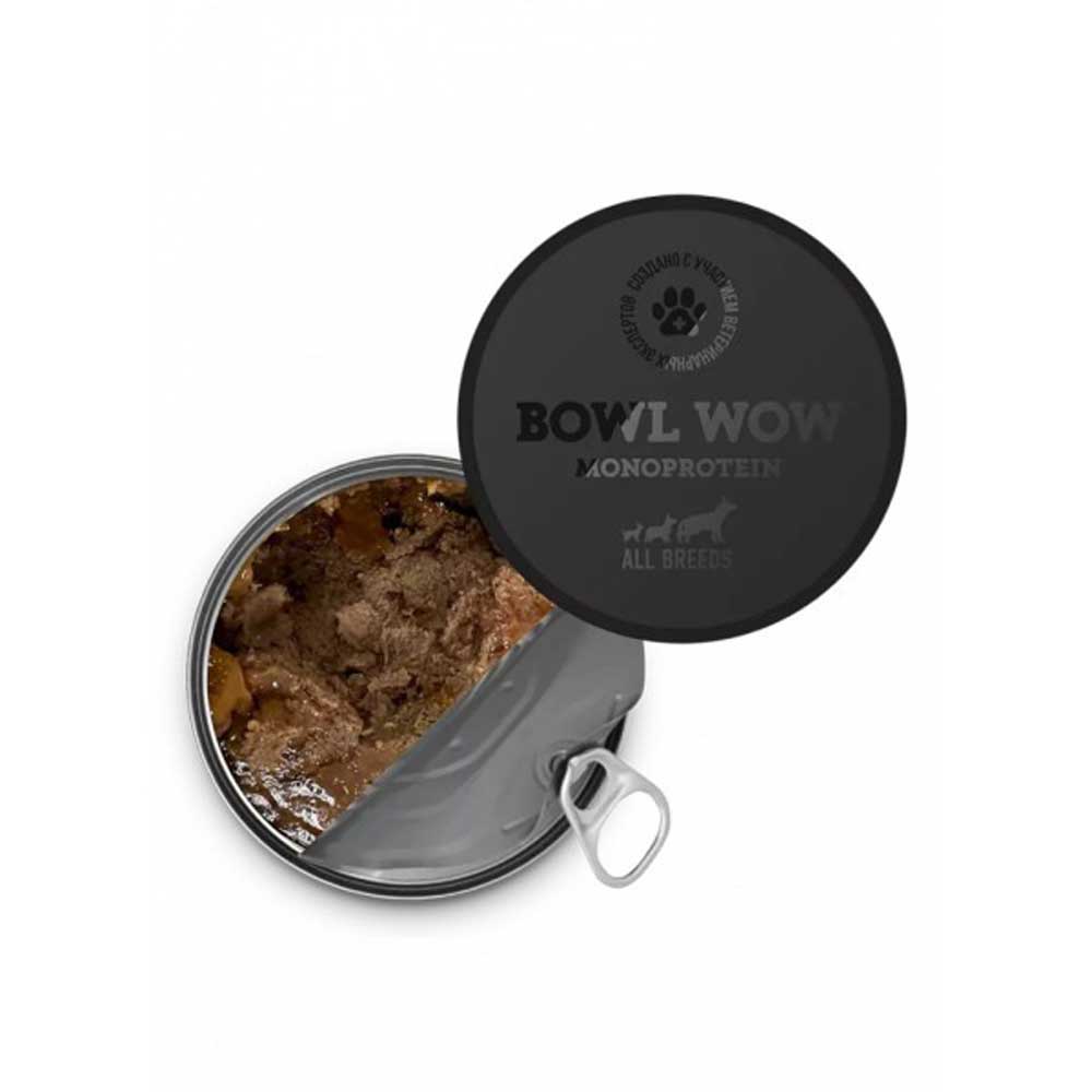 Консервы Bowl Wow (Боул Вау) Для Собак Говядина и Овощи 100г