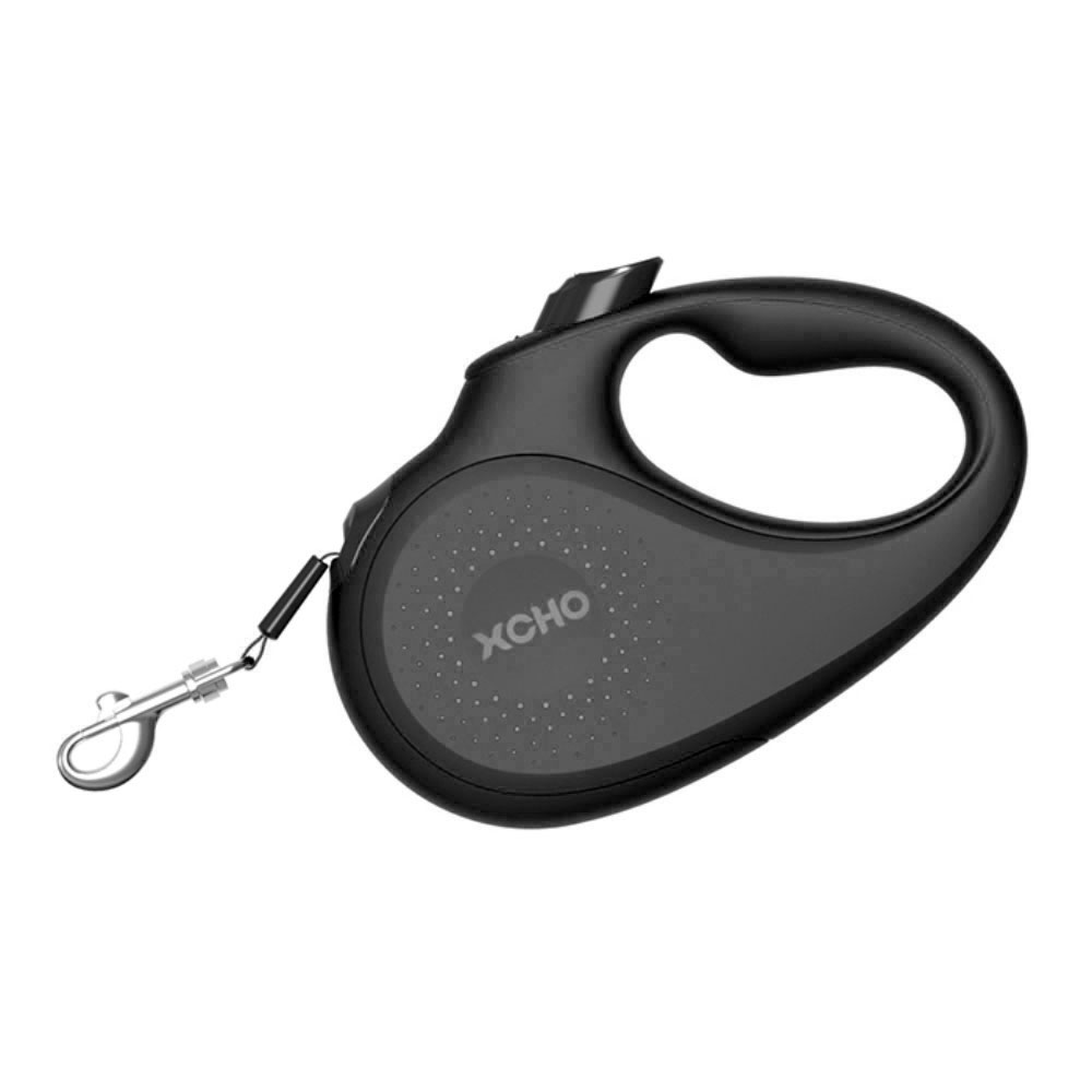 Рулетка Для Собак Средних Пород Xcho (Иксхо) Classic M 5м 25кг Трос, Черная
