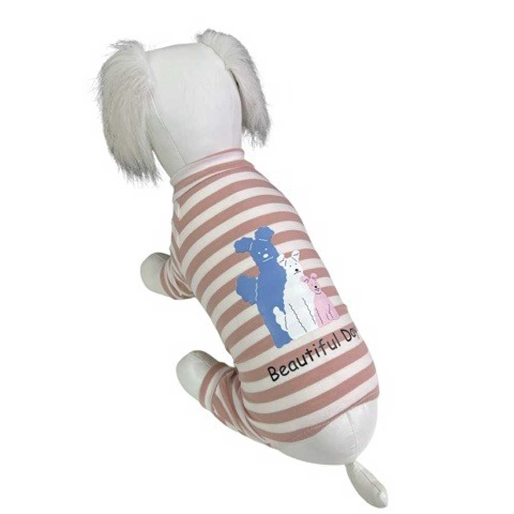 Комбинезон Pet Fashion (Пет Фешн) Для Собак Три Щенка Бежевый Р.S