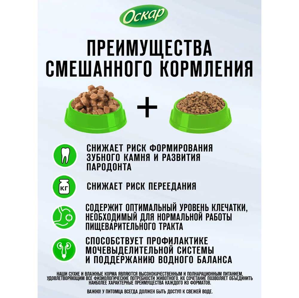 Консервы Оскар Для Собак Телятина 125г