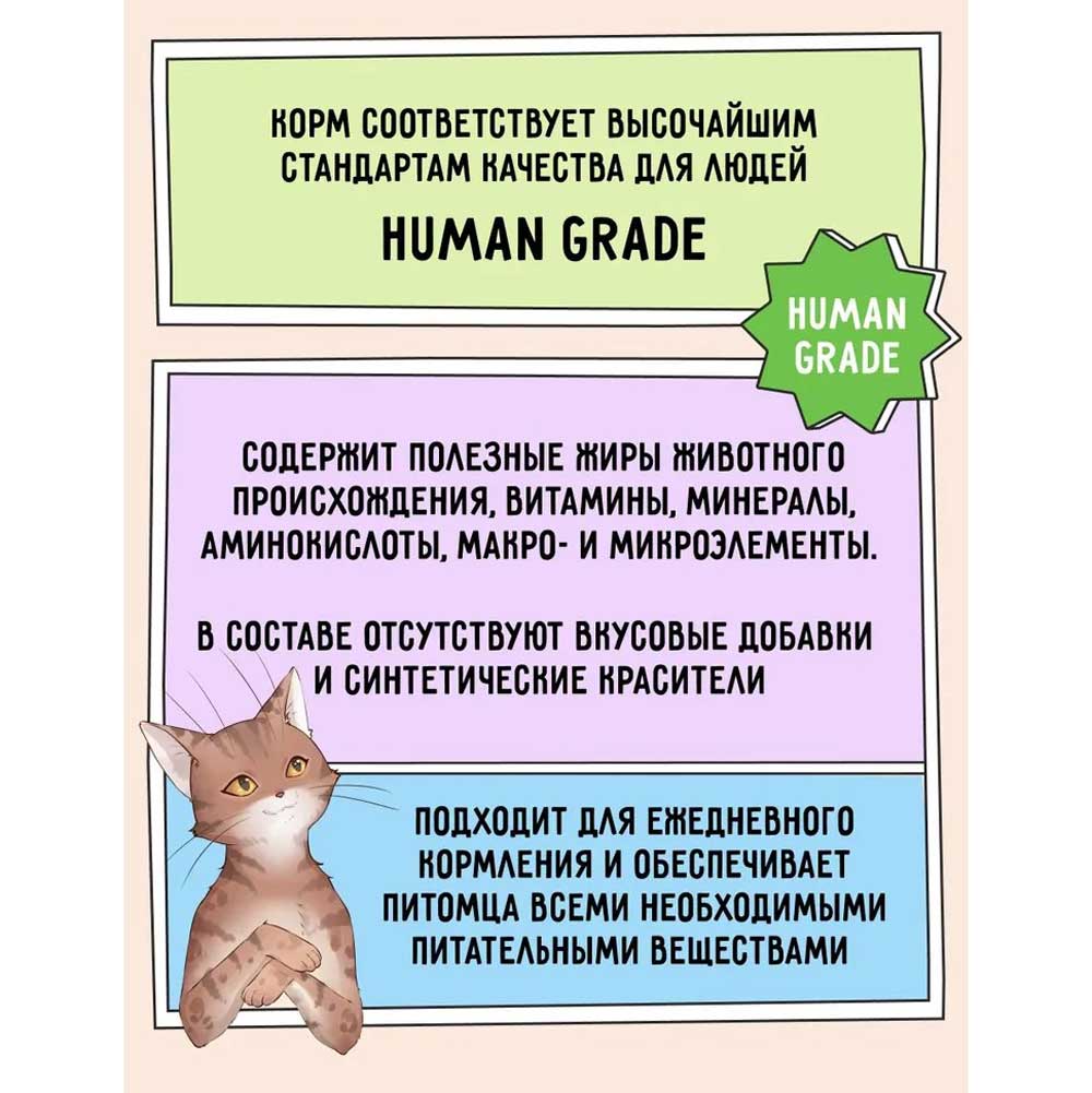 Консервы Для Кошек Zillii (Зиллии)  Cat Лосось и Треска 100г 5657082