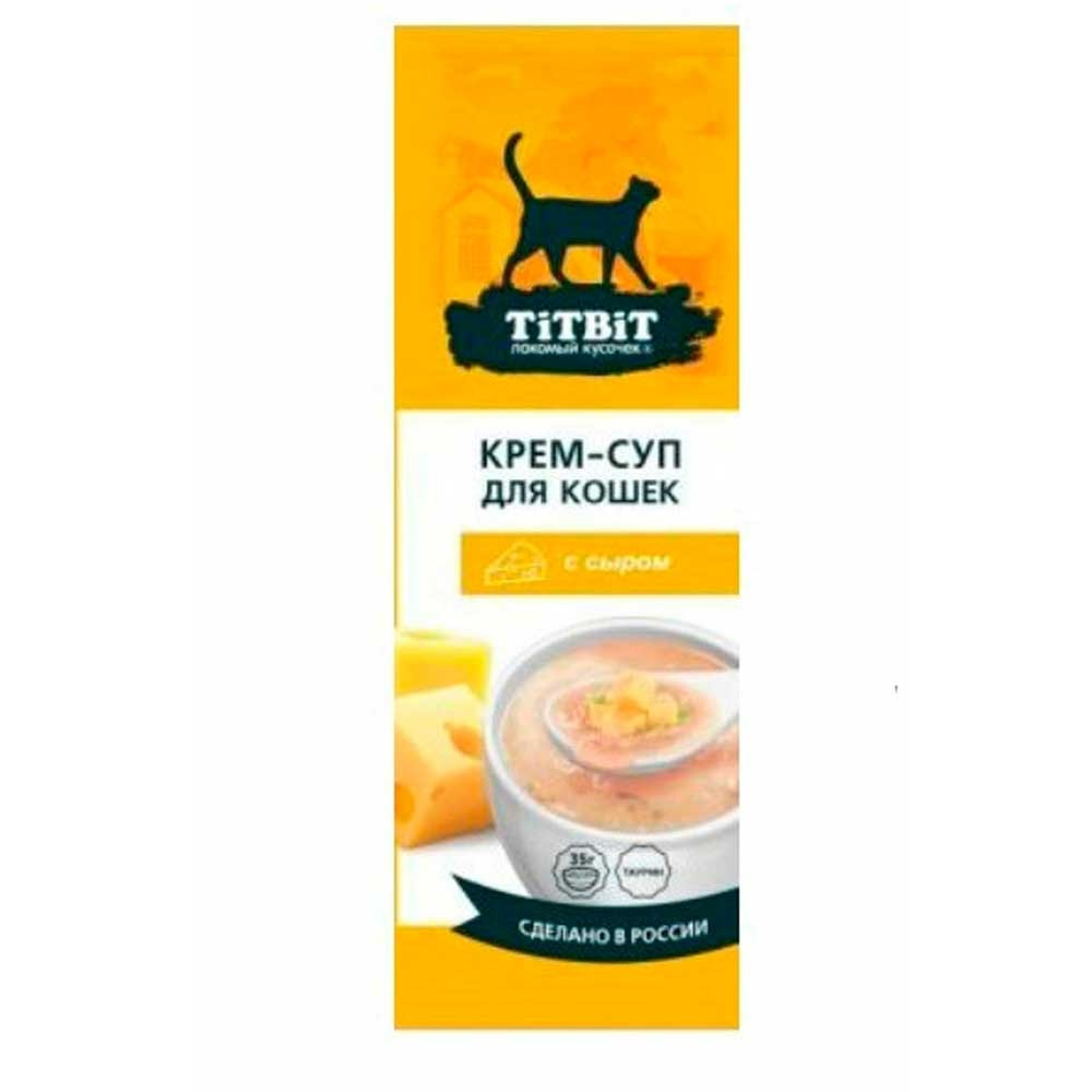 Лакомство TiTBiT (Титбит)  Для Кошек Крем Суп с Сыром 35г 312909