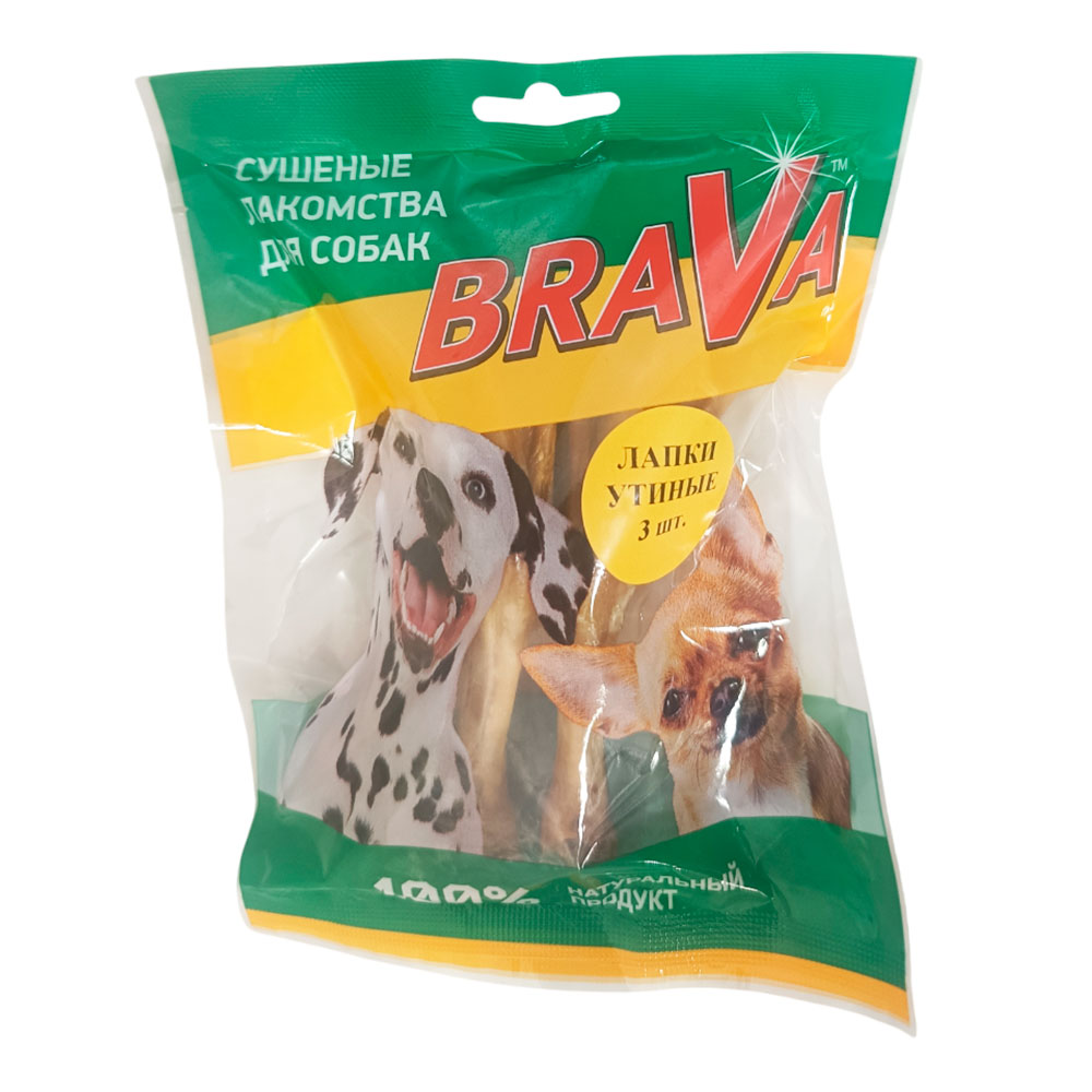 Лакомство Brava (Брава) Лапы Утиные 3шт