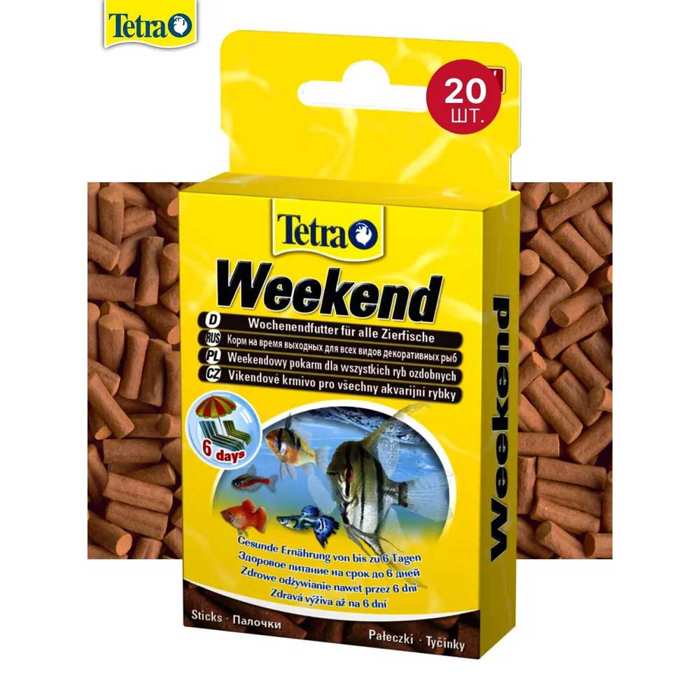 Корм Для Рыб Tetra (Тетра) Weekend Продленного Действия 20 Пачек 767423