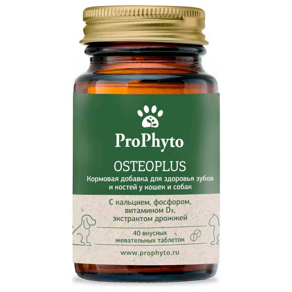 Prophyto (Профито) Остеоплюс Кормовая Добавка Для Поддержания Функций Опорно-Двигательного Аппарата у Кошек И Собак 40 Таблеток