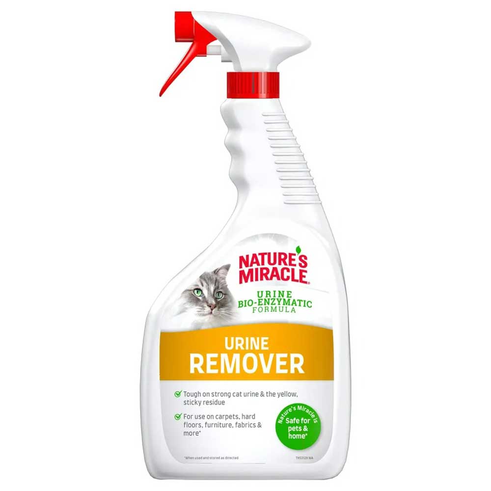 Уничтожитель Пятен и Запахов NatureS Miracle (Натурес Миракл) От Мочи Кошек Спрей 946мл