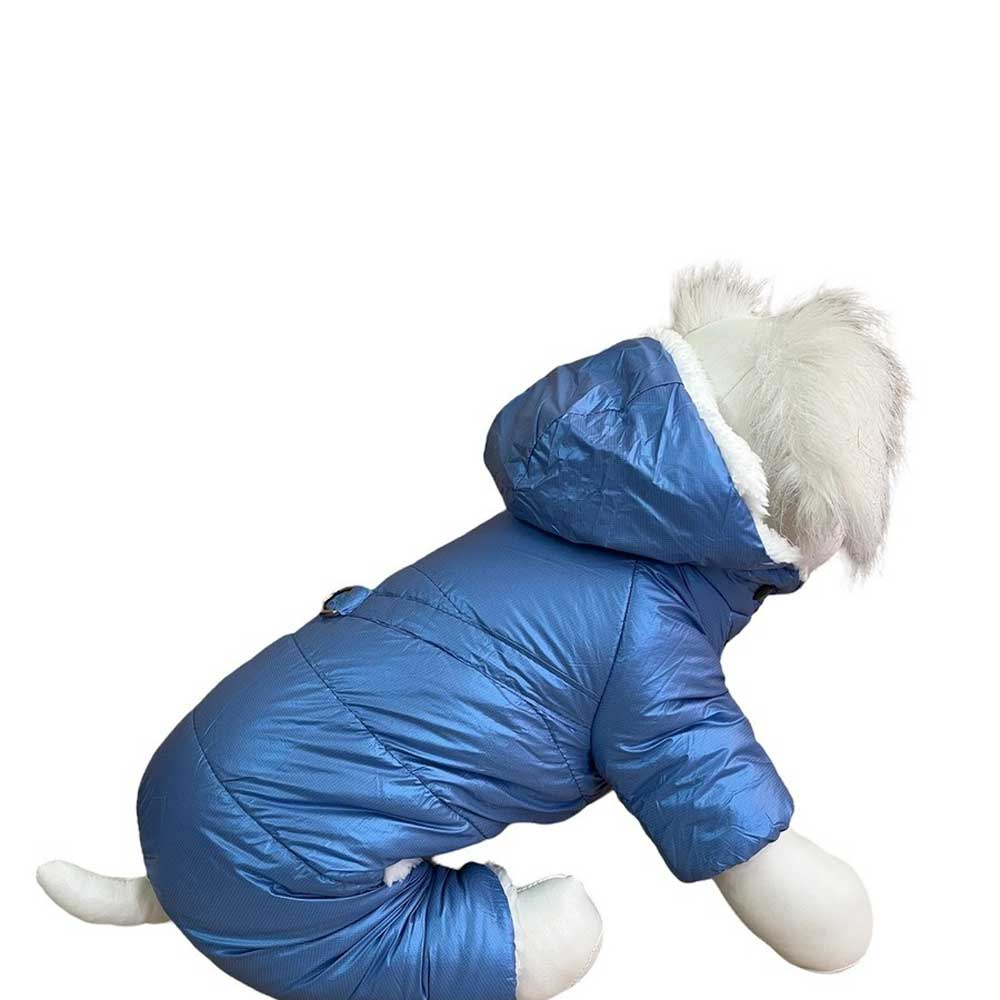 Комбинезон Pet Fashion (Пет Фешн) Шлейка Pet Xxl Мех Голубой Перламутр