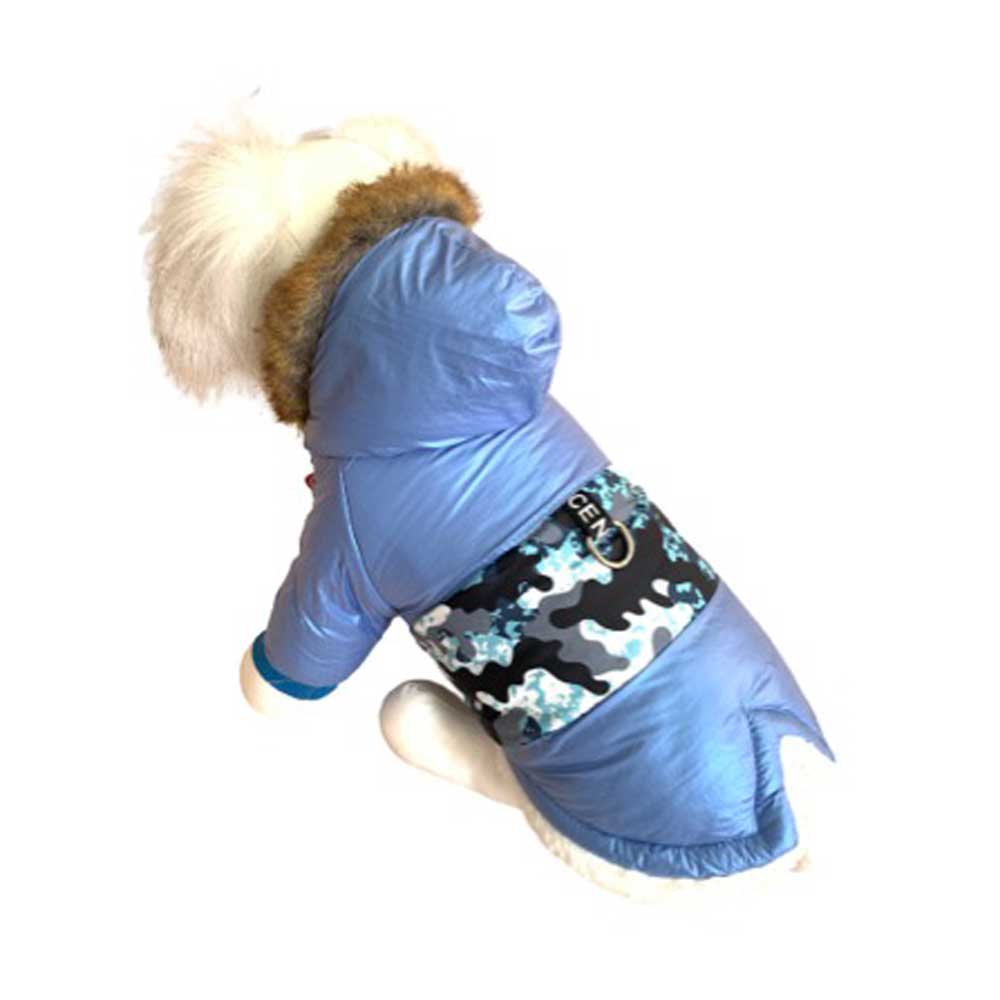 Парка Pet Fashion (Пет Фешн) Arctic Nice Lux L Мех Голубой Перламутр