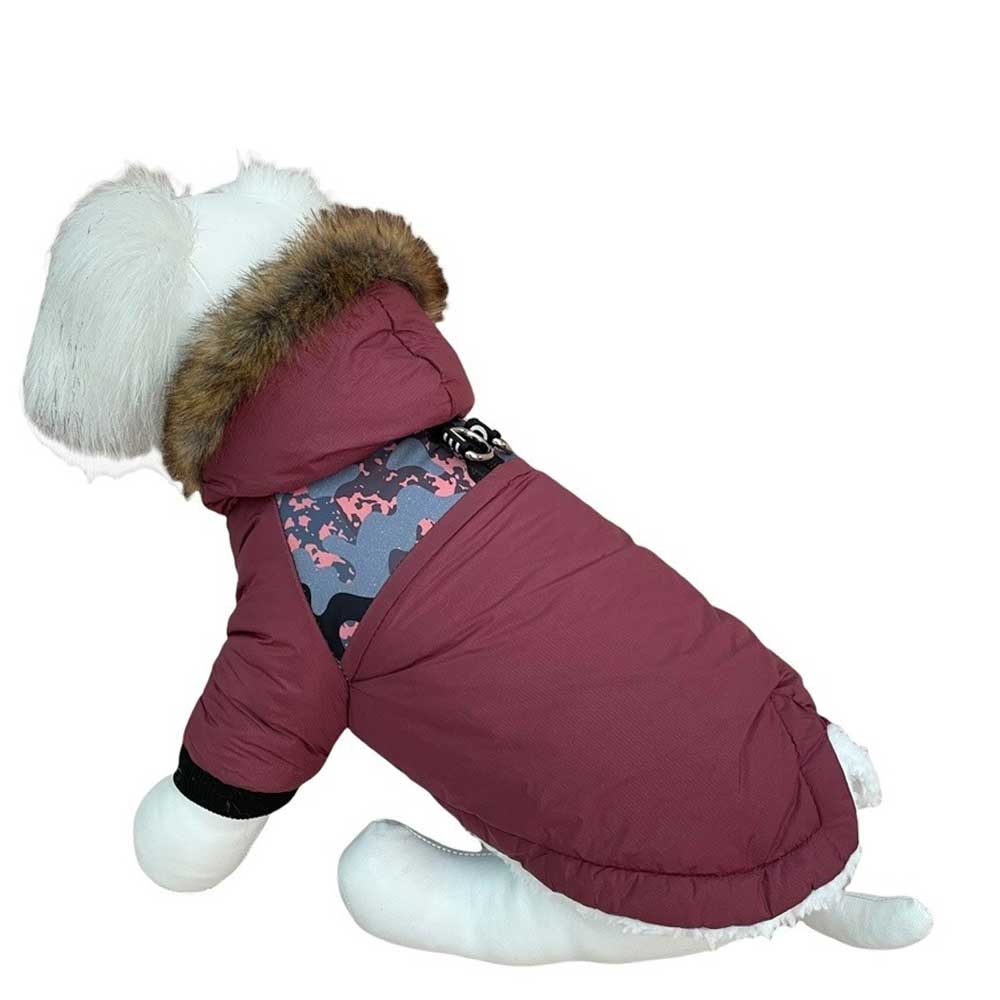 Парка Pet Fashion (Пет Фешн) Arctic Nice S Мех Бордо