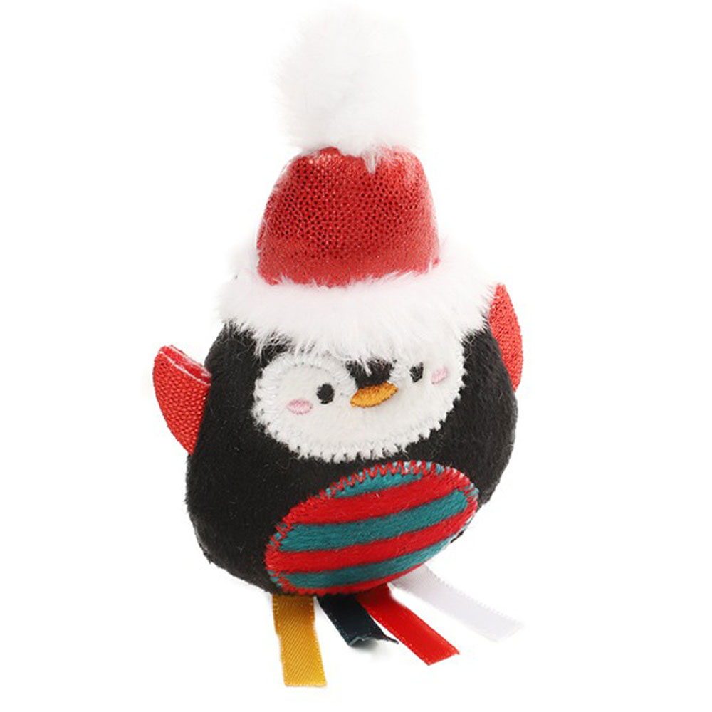 Игрушка Gigwi (Гигви) X-Mas Tales Для Кошек Пингвин с Ленточками 90-115мм Мягкая 85103