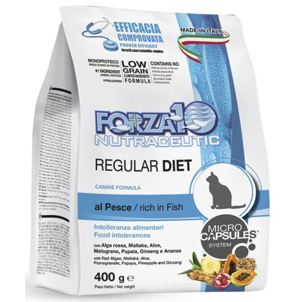 Сухой Корм  Forza (Форза) 10 Cat Monodiet Low Grain Для Кошек При Аллергии Рыба 400г 11830