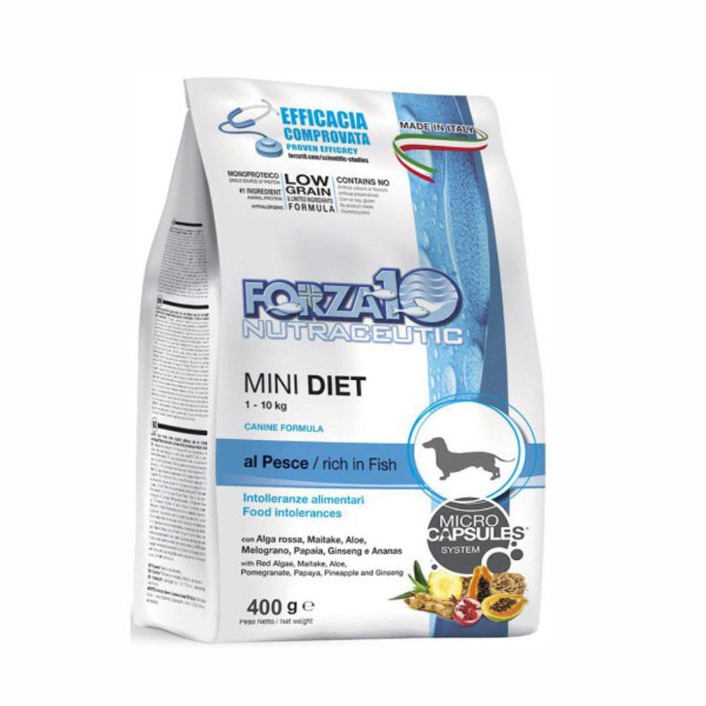 Сухой Корм Forza (Форза) 10 Dog Mini Monodiet Low Grain Для Собак Мелких Пород При Аллергии Рыба 400г 11700