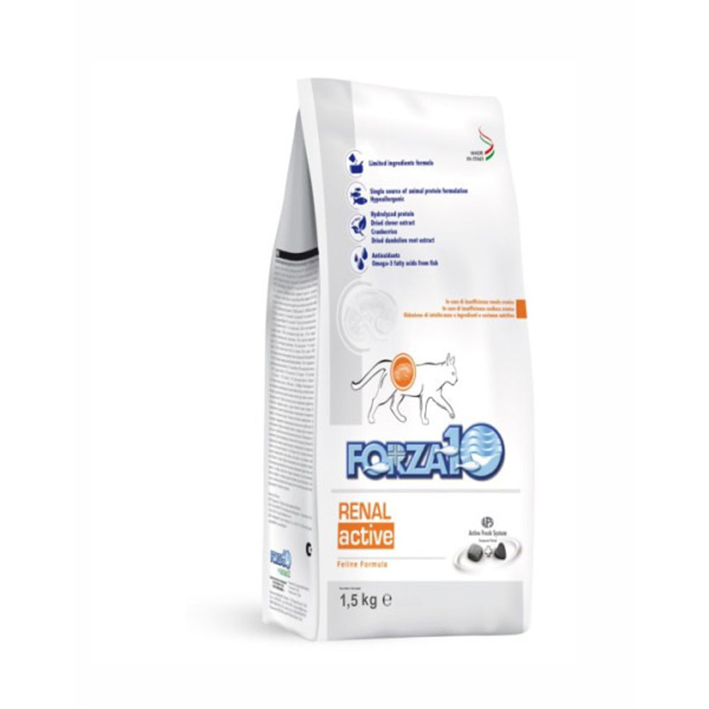 Сухой Корм Forza (Форза) 10 Active Vet Diet Renal Для Коше При Хронической Почечной Недостаточности 1,5кг 12348