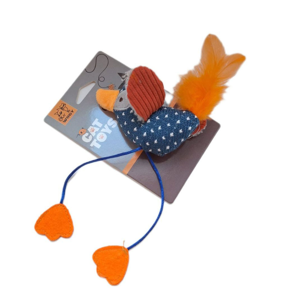 Игрушка Wogy (Воги) Для Кошек Птичка Мягкая 22,6*12*4см 2024-1328