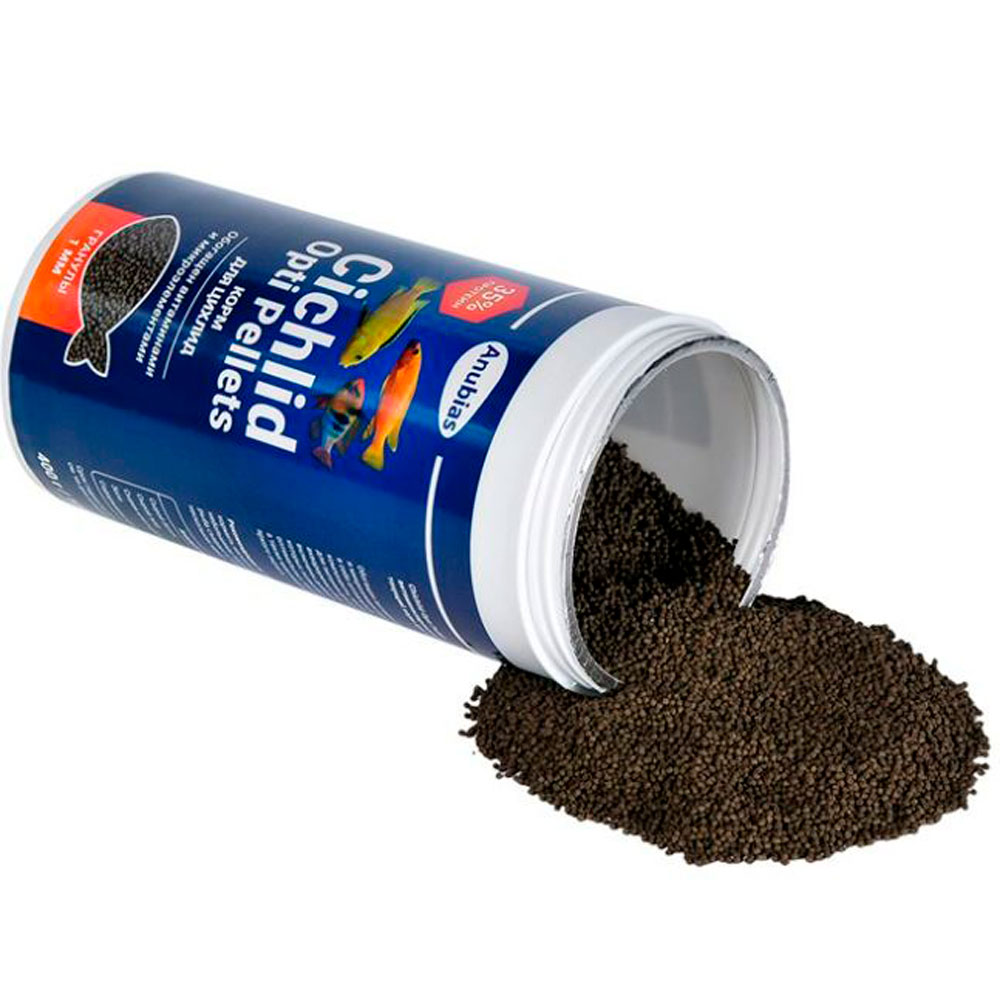 Корм для Рыб Anubias (Анубиас) Cichlid Opti Pellets 1000мл 400г Гранулы 1мм An-087965