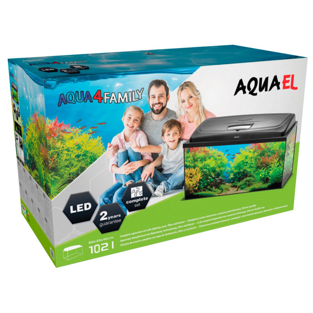 Аквариум Aquael (Акваэль) Aqua4 Family 80 D&N Фигурный 102л 124266