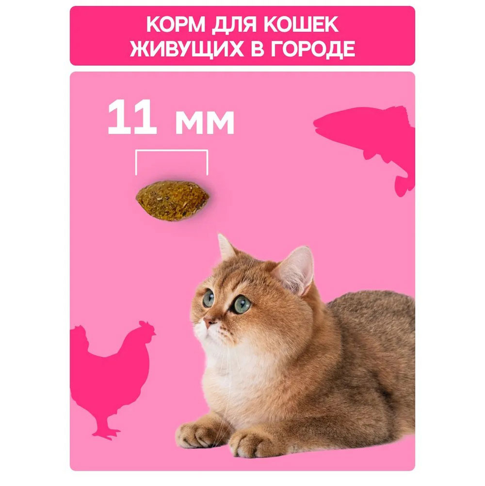 Сухой Корм Molina (Молина) Cat Sterilized Для Стерилизованных Кошек Лосось и Курица 400г 1060758