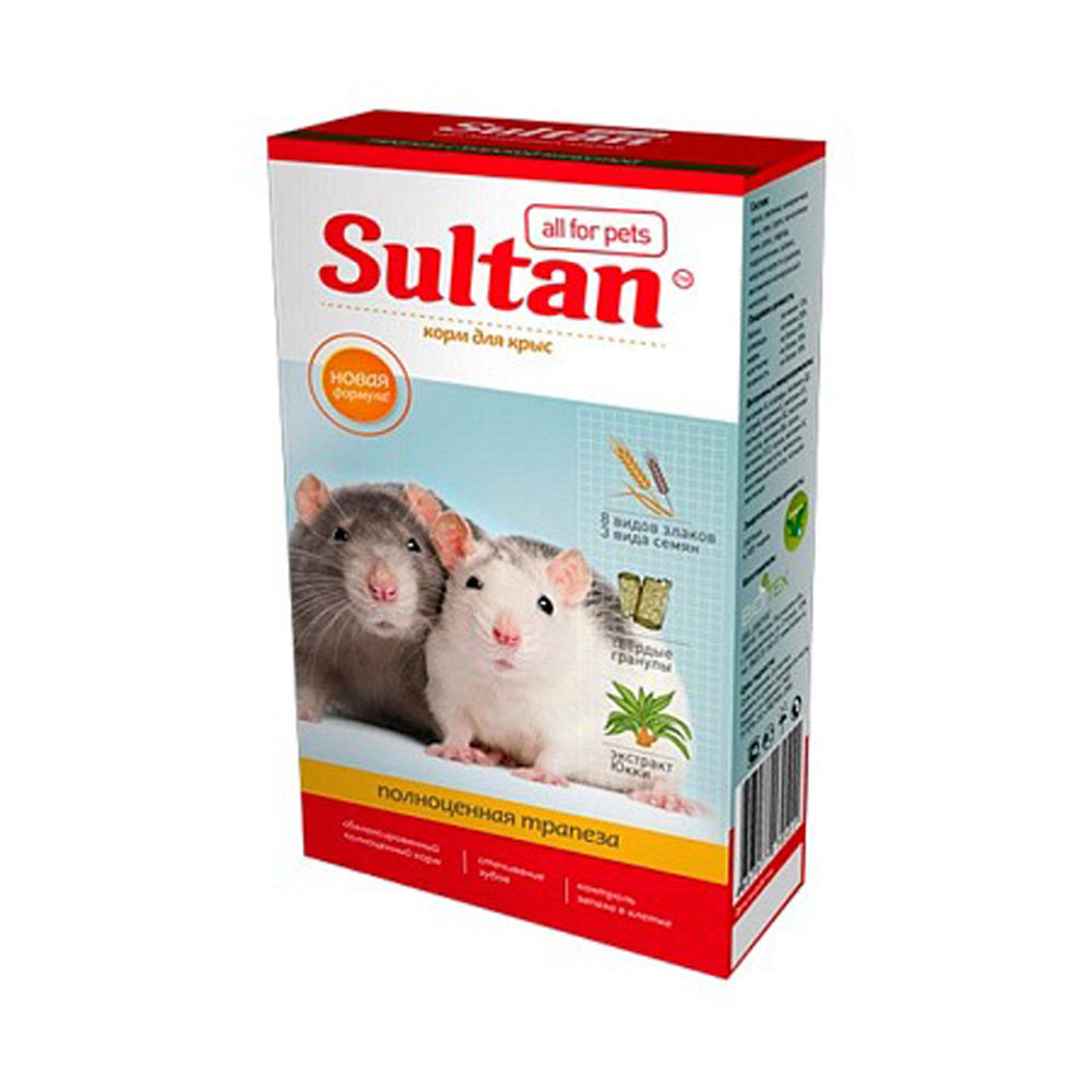 Корм Для Крыс Sultan (Султан) Основной Рацион Premium 400г 81116