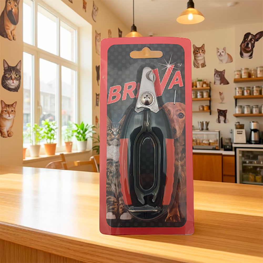 Когтерез Для Кошек и Собак Brava (Брава) Малый Черно-Красный Черно-Желтый 5007