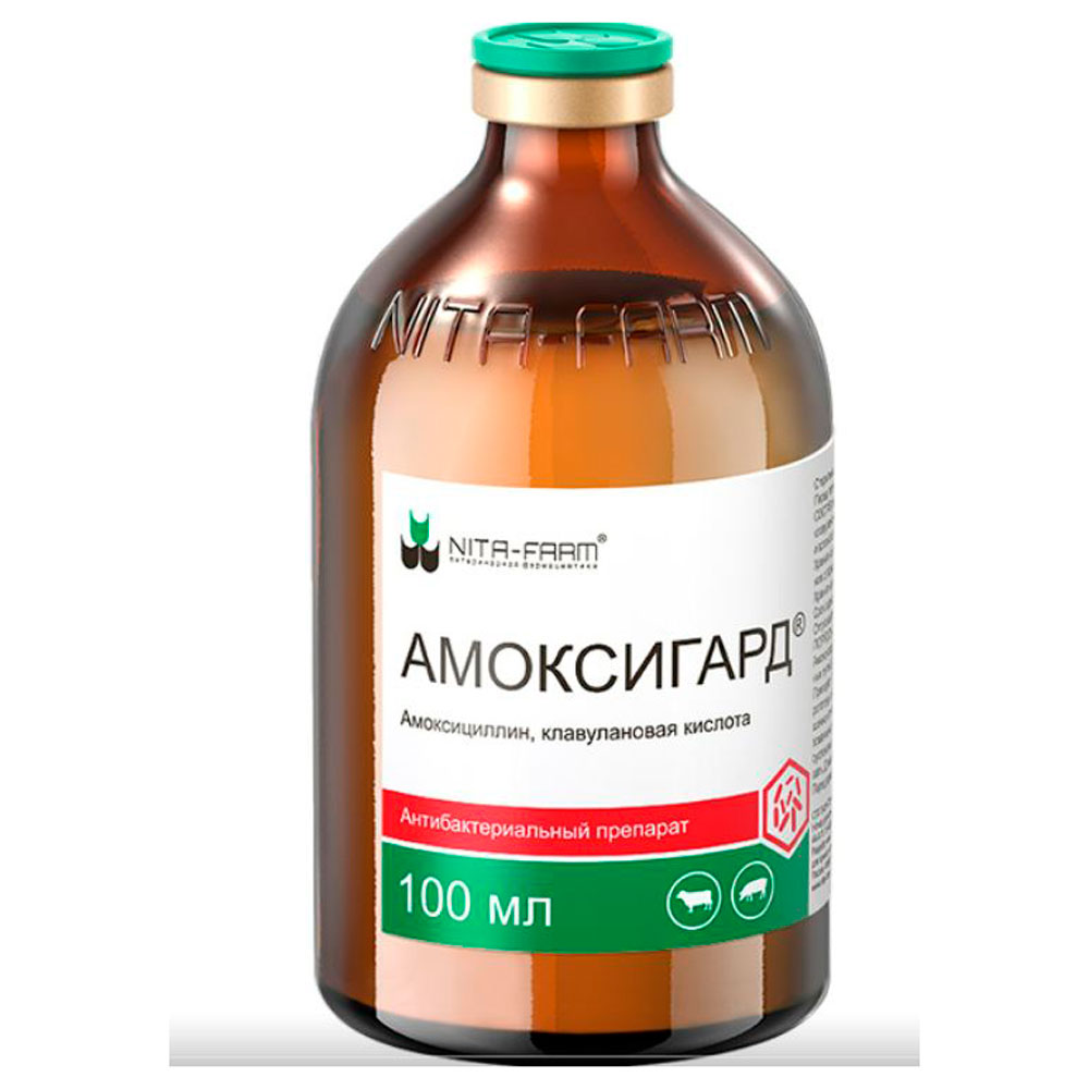 Амоксигард Комбинированный Антибактериальный Препарат Раствор 100мл Рецепт