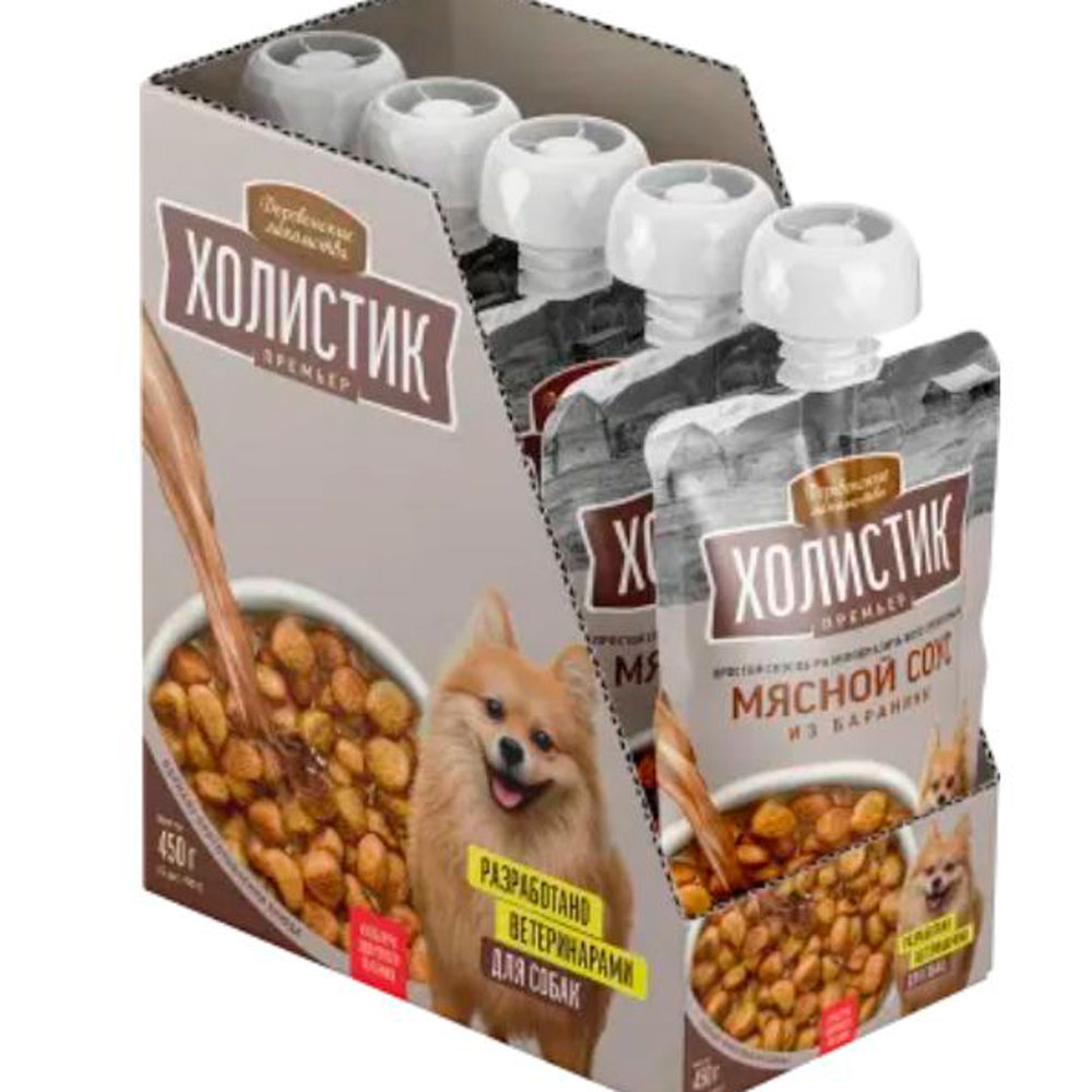 Лакомства Для Собак Деревенские Лакомства Холистик Для Собак Мясной Соус Из Баранины Премьер 90г 76051363
