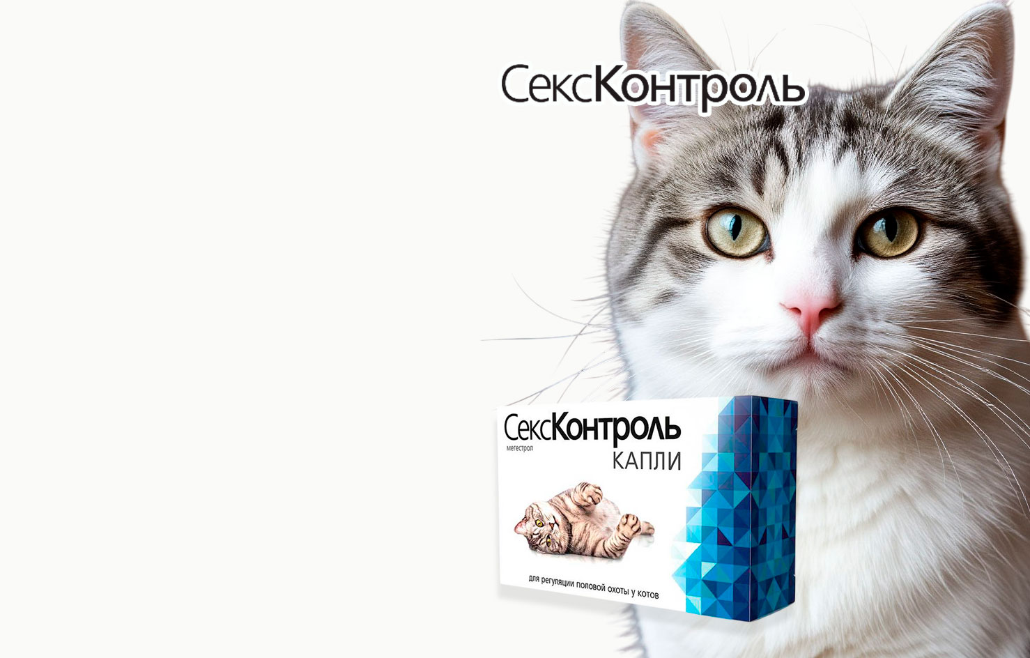 -25% СексКонтроль
Спот-Он
Капли
Для Котов
Для Регуляции
Половой Охоты
3мл